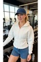 The Energy of Whiteness, the Flawless Posture of Scuba. Modern and Stylish Women's Coat with a Wide Collar. - 4