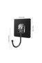 5 Pieces of Black Strong Adhesive Wall Hangers That Stick to the Wall - 5-Piece Set, No Drilling Required, Bathroom, Kitchen, Room Clothing Hanger - 6