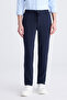 Ds Damat Slim Fit Navy Blue Dobby Jogger Pants