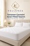 Quilted Liquid-Proof Mattress Cover Fully Elastic Fitted Mattress Protector Fiber-Filled