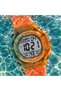 Sports Digital Men's Wristwatch, Orange Silicone Band, Pool Sea Use, Alarm, Lighting, Stopwatch, Stylish Gift Package - 3