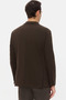 Ds Damat Slim Fit Brown Plain Fabric Jacket - 3