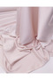 Uçuk Pudra Pink Color Thin Tiril Tiril Satin Woven Fabric for Dresses & Skirts Width: 150cm - 6