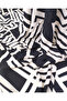 Cotton Viscose Fabric in Cream Black Colors with Geometric Pattern for Dresses & Shirts 150X350Cm - 6