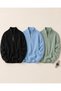 Men's 3-Piece Half-Zip Ribbed Knit Sweater Set