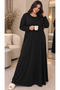 Women's Dress - Comfortable Fit - Plus Size - Patterned - Oversized - Viscose - 2