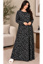 Women's Dress - Comfortable Fit - Plus Size - Patterned - Oversized - Viscose - 2