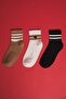 Women's 3-Pack Cotton Long Socks (Ns) - 7