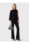 Timeless Clothing & Timeless Choices Wide Roba Collar Textured Asymmetrical Cut Blouse