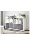 Square Toy Box Organizer with Handles Width: 33 cm Height: 33 cm Storage Organization Box Gray Box - 4