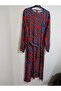 Premium Quality, 100% Lycra-Free Cotton Fabric, Round Neck, A-Line, Plain, Long Dress - 5