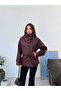 Women's Short Faux Leather Trench Coat - 2