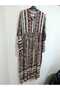 Superior Quality, 100% Lycra-Free Cotton Fabric, Front with Half Buttons, A-Style, Layered Long Dress