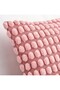 Polka Dot Throw Pillow Cover 50X50 cm Zippered Popcorn Cover Pillow Cushion Cover Not Included Pink Color - 4