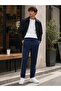 Men's Tapered Leg Sweatpants with Pockets and Side Stripes, Winter Comfortable Casual Trousers - 5