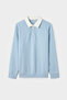 Ds Damat Regular Fit Light Blue Plain Sweatshirt - 5