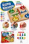 Wooden Ludo Board Game 2-4 Players Traditional Family Game Kids and Adults Box Game - 3