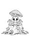 Cute Dragon 40-Page Coloring Book-Thick Pages (21 X 21 cm) Suitable for Children and Adults - 5