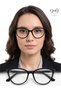 Cat Eye Black Blue Light Protection Screen Glasses Sunglasses