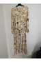 Premium Quality, 100% Lycra-Free Cotton Fabric, Round Neck, A-Line, Plain, Long Dress - 4