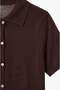 Brown Reyna Polo Collar Cardigan - 7
