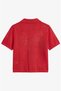 Red Reyna Polo Collar Cardigan - 5