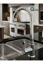 Elite Series Luxury Kitchen Sink Faucet with Brass Body, Double Water Inlet, 360 Degree Swivel Tip - 2