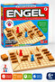 Engel Strategy and Corridor Game – Wooden Intelligence, Logic, and Planning Game for 2 Players – 3 mm Wooden Board Ages 6+