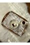 49X35Cm Embroidered Cut-Out Hole Tray Cover. Vintage Rose Model - 4