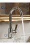 Elite Series Luxury Brass Body Bathroom Sink Faucet with Double Water Inlet Faucet Chrome Color