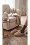 Women's Plush House Slippers – Warm Winter House Slippers with Buckle and Fur - 4