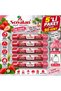 Strawberry Scented Drawstring Garbage Bag Large Size 65X70 cm 5 Pack 50 Pieces