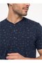 Men's Short Sleeved Patterned Pajama Set - 4