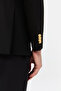 Ds Damat Comfort Fit Black Dobby Fabric Jacket - 6