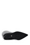 Women's Black Thin Heeled Leather Boots Af530006Dv - 5