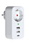 Vothoon 2.4a output 2xusb 1xtype-c single socket ftr-17