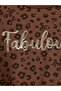 Crew Neck Printed Girl's Suit - 6
