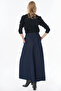 Washable Bell Skirt Blue - 4