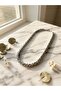 King Mesh Silver Color Steel Necklace - Thick Chain Model / Tarnish-Resistant Steel