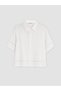 Two Mt Shop Quality Textured Lace Detailed Women's Shirt - 5