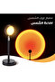 مصباح إسقاط ضوئي LED بتأثير غروب الشمس - إضاءة ليلية محيطة تعمل بـ USB