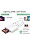 قارئ بطاقات SD بمنفذ USB-C و Lightning لنظامي iOS و Android - نقل بيانات سريع، توصيل وتشغيل، بطاقة ذاكرة Ada - 2