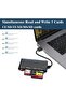 قارئ بطاقات SD بمنفذ USB C 7 في 1، محول بطاقة SD للآيفون، قارئ بطاقات كاميرا لايتنينج SD/TF - 3