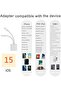 قارئ بطاقات SD 4 في 1، محول بطاقات الذاكرة لأجهزة iPhone و iPad مع منفذ Lightning وأجهزة USB C - 7