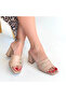 Taver nude skin high heel slippers - 4
