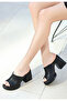 Diar Beige Skin Heeled Slippers - 7