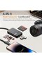 قارئ بطاقات الذاكرة USB-C ومحول اتصال مزدوج لبطاقات SD وMicro SD وMS وCF وType-C الأمريكية - 2