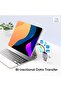 قارئ بطاقات SD وMicro SD ثنائي الواجهة 3 في 1 لأجهزة iPhone وiPad مع محول USB-C وLightning، سريع النقل للبيانات - 5