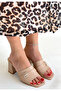 Taver nude skin high heel slippers - 3
