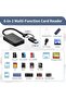 قارئ بطاقات الذاكرة، محول قارئ بطاقات باتصال مزدوج USB-C و Lightning لبطاقات SD و Micro SD و MS و CF - 4